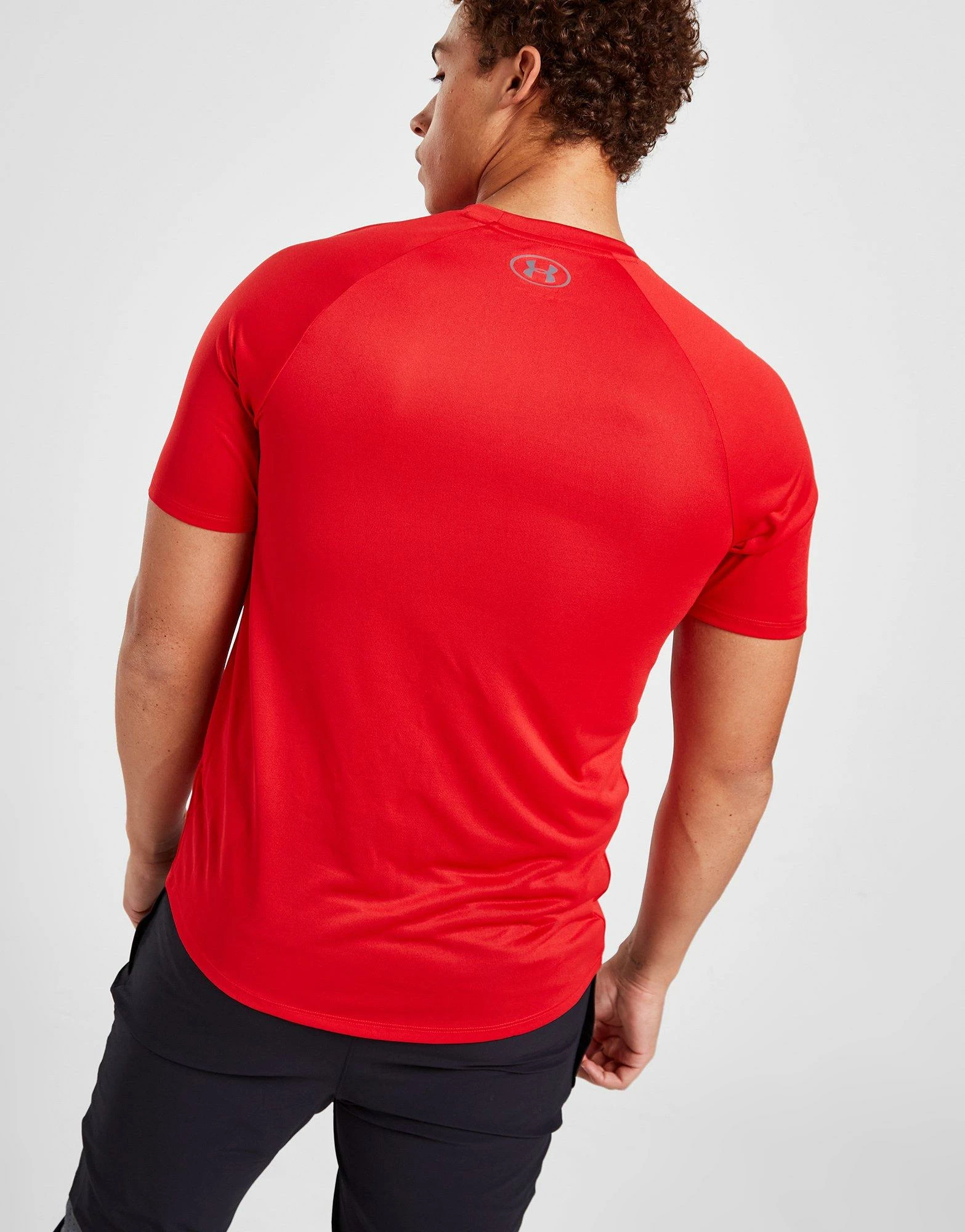 Under Armour Tech T-Shirt Herre Rød 5 Under Armour Tech T-Shirt Herre Rød - Billede 3