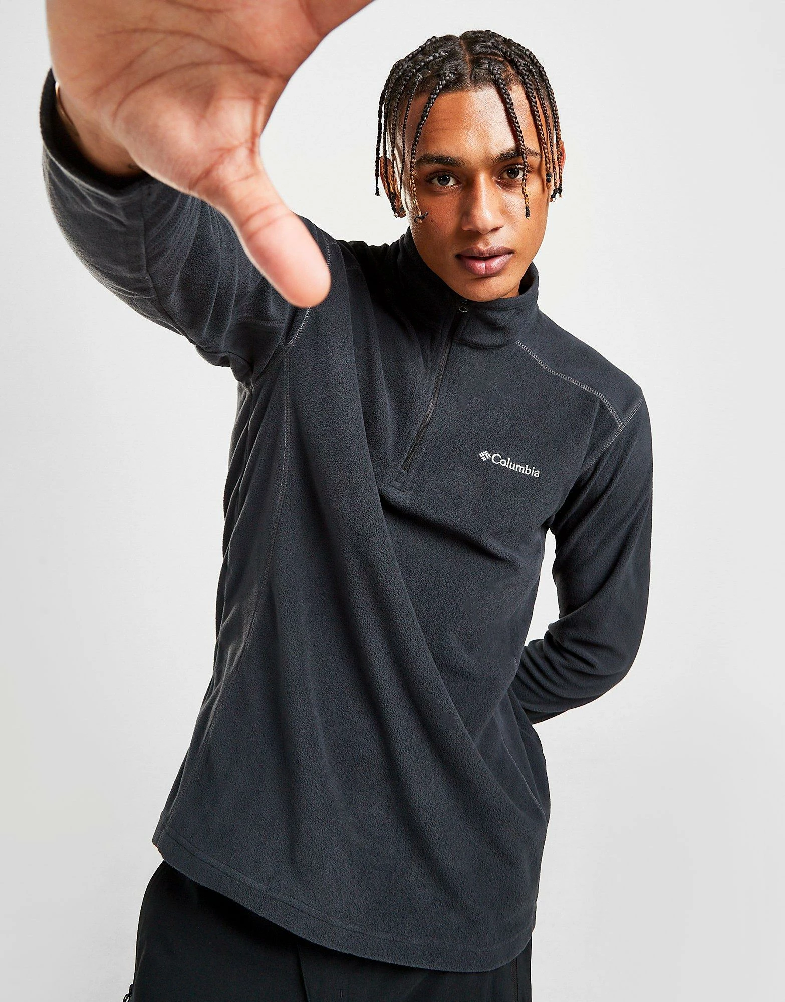 Columbia Klamath 1/4 Zip Fleece Herre Sort 4 Columbia Klamath 1/4 Zip Fleece Herre Sort - Billede 2