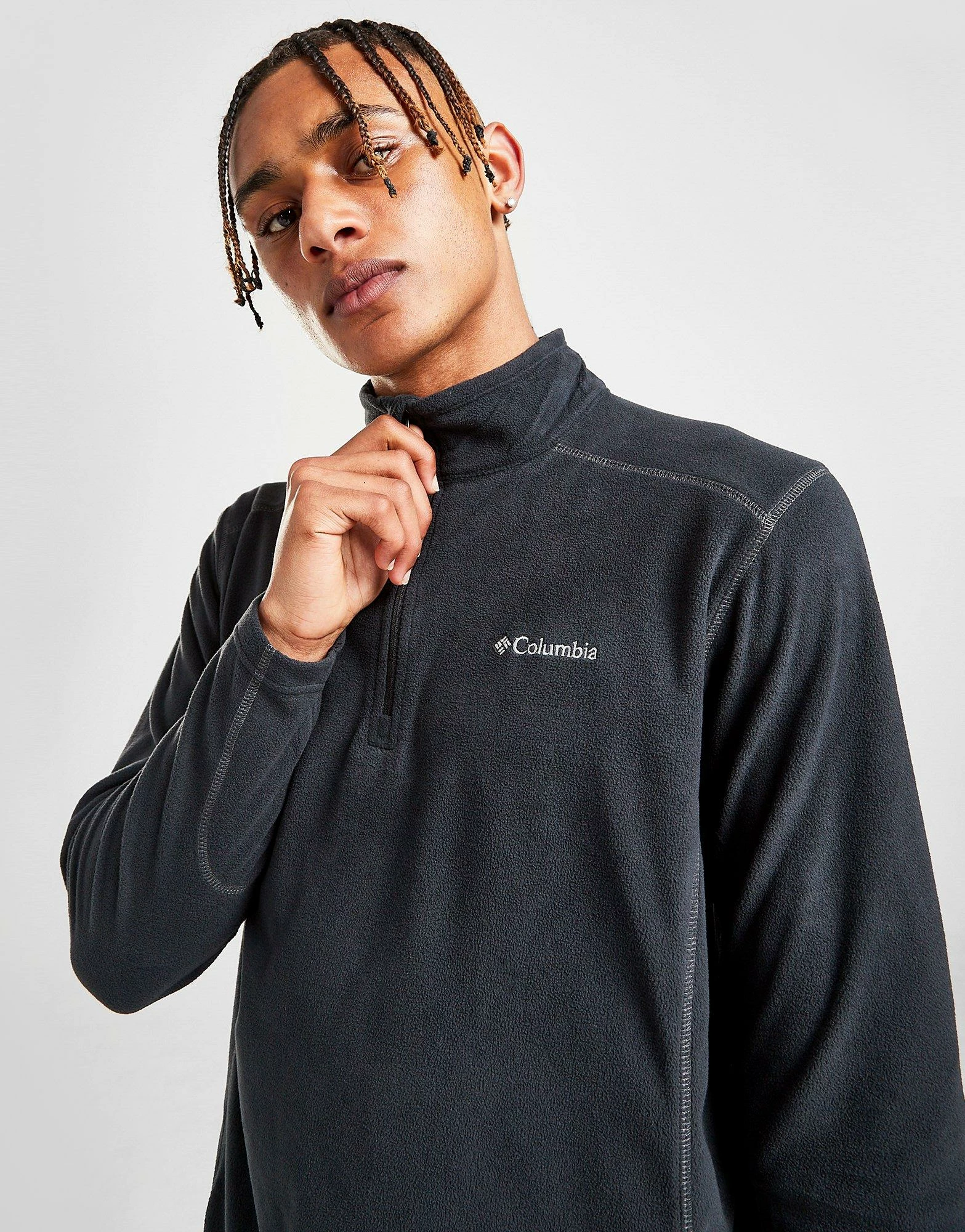 Columbia Klamath 1/4 Zip Fleece Herre Sort 6 Columbia Klamath 1/4 Zip Fleece Herre Sort - Billede 4