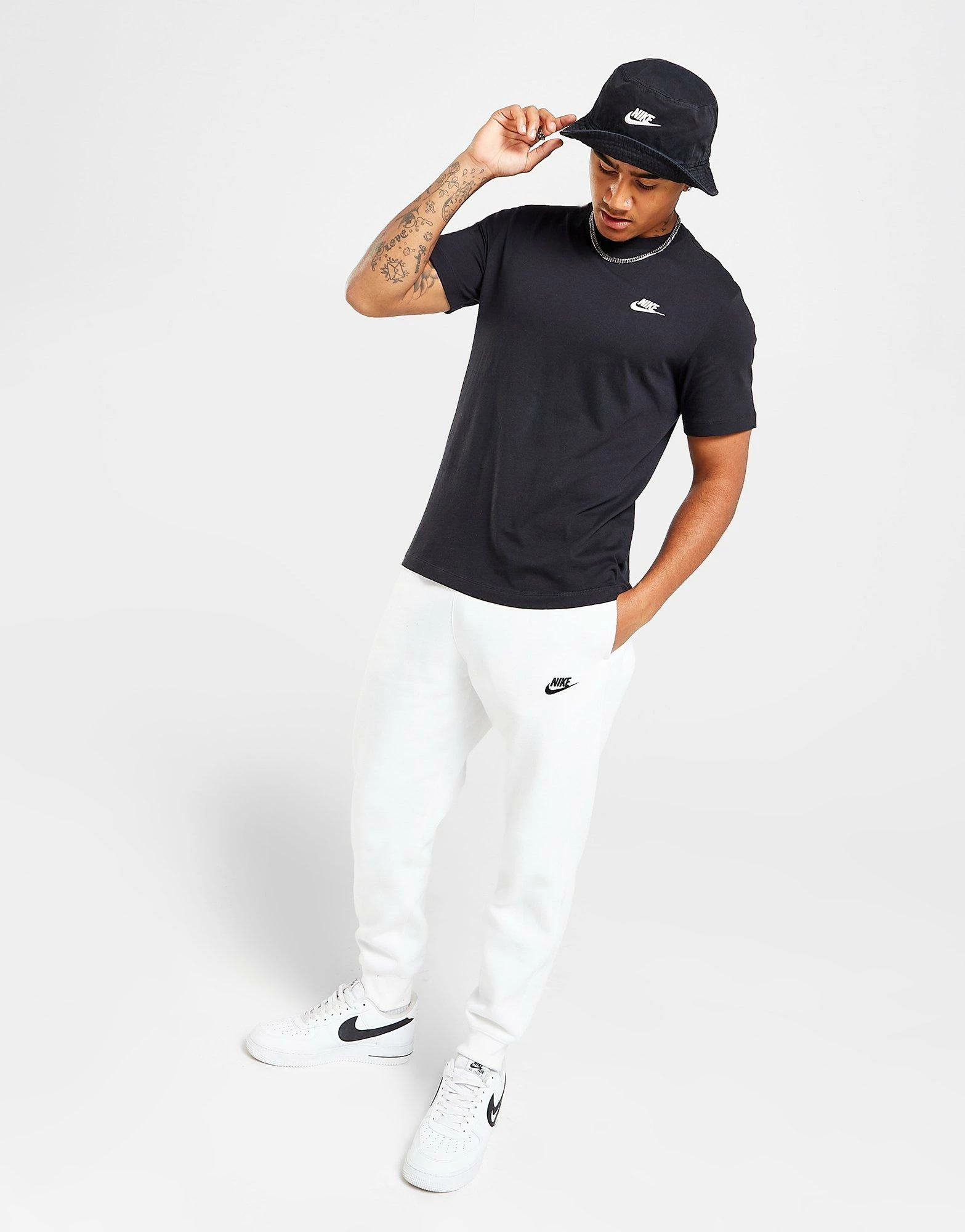 Nike Core Logo T-Shirt Herre Sort 6 Nike Core Logo T-Shirt Herre Sort - Billede 4