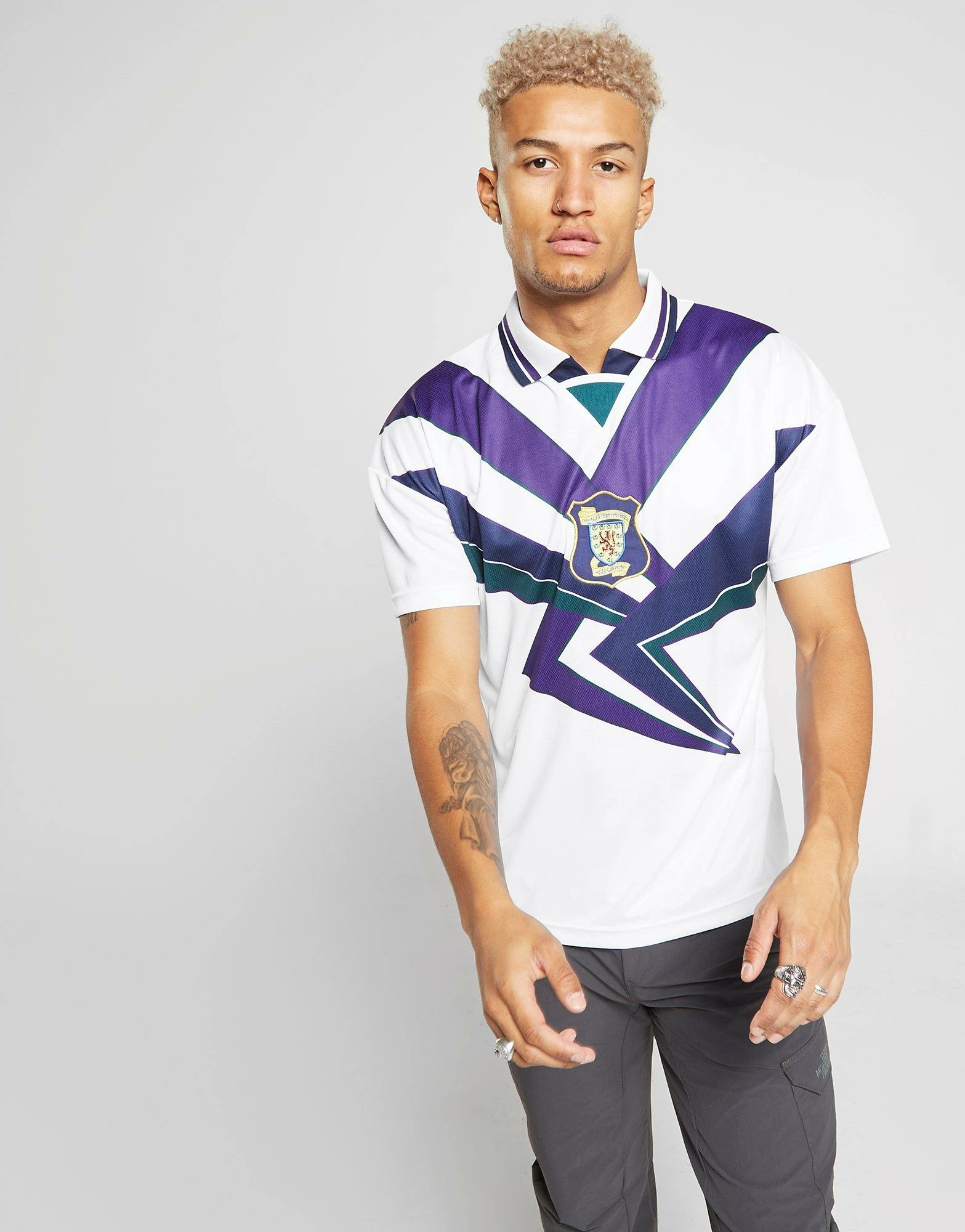 Score Draw Skotland '96 Udebanetrøje Herre Hvid 5 Score Draw Skotland '96 Udebanetrøje Herre Hvid - Billede 3