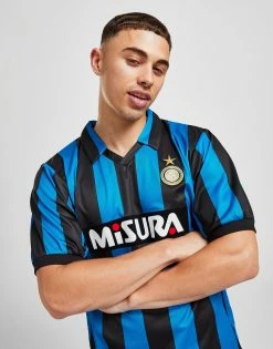 Score Draw Inter Milan '90 Hjemmebanetrøje Herre Sort -Herretoj Salg jd 133735 c