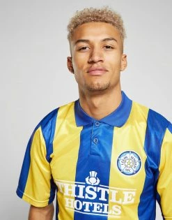 Score Draw Leeds United FC '94 Away Shirt Gul -Herretoj Salg jd 133745 c