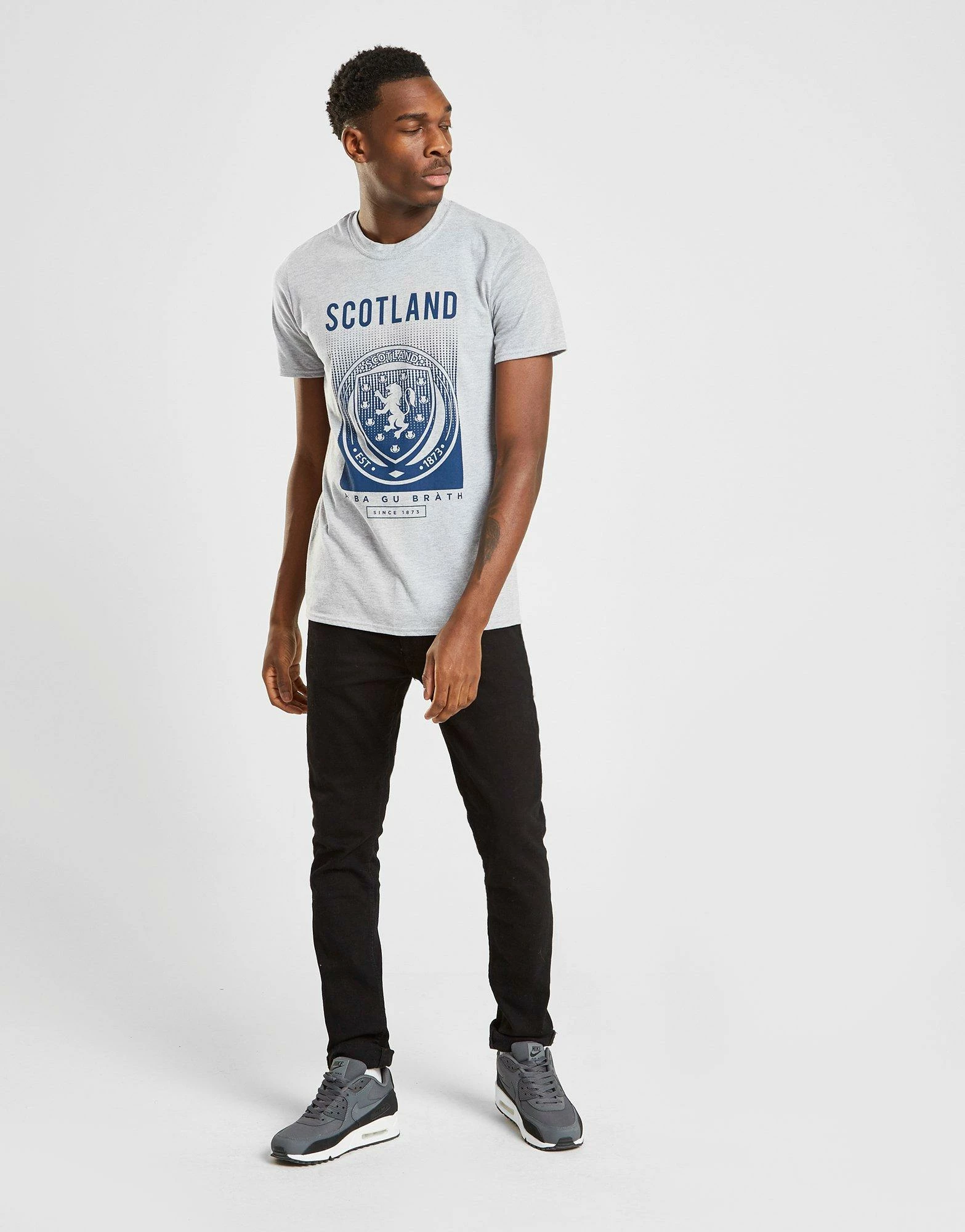 Official Team Skotland FA Fade Kortærmet T-Shirt Herre Grå 4 Official Team Skotland FA Fade Kortærmet T-Shirt Herre Grå - Billede 2