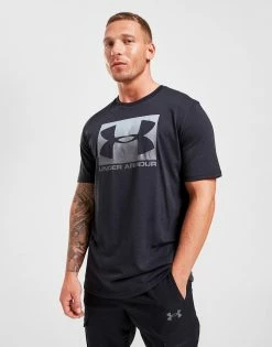 Under Armour Boxed Logo T-Shirt Herre Sort -Herretoj Salg jd 145485 c