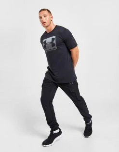 Under Armour Boxed Logo T-Shirt Herre Sort -Herretoj Salg jd 145485 e