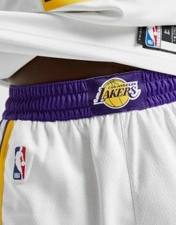Nike NBA Los Angeles Lakers Swingman Shorts Herre Hvid -Herretoj Salg jd 146752 d