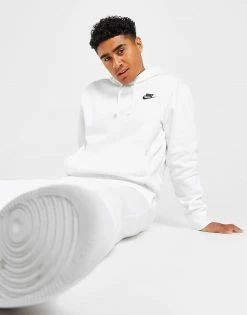 Nike Foundation Overhead Hættetrøje Herre Hvid
