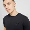 Emporio Armani EA7 Core Kortærmet T-Shirt Herre Sort -Herretoj Salg jd 343507 a