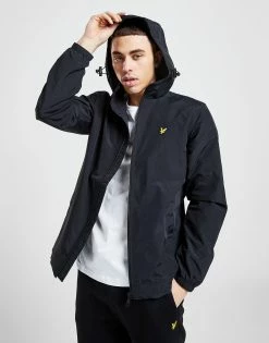 Lyle & Scott Hooded Jakke Herre Sort -Herretoj Salg jd 352189 d