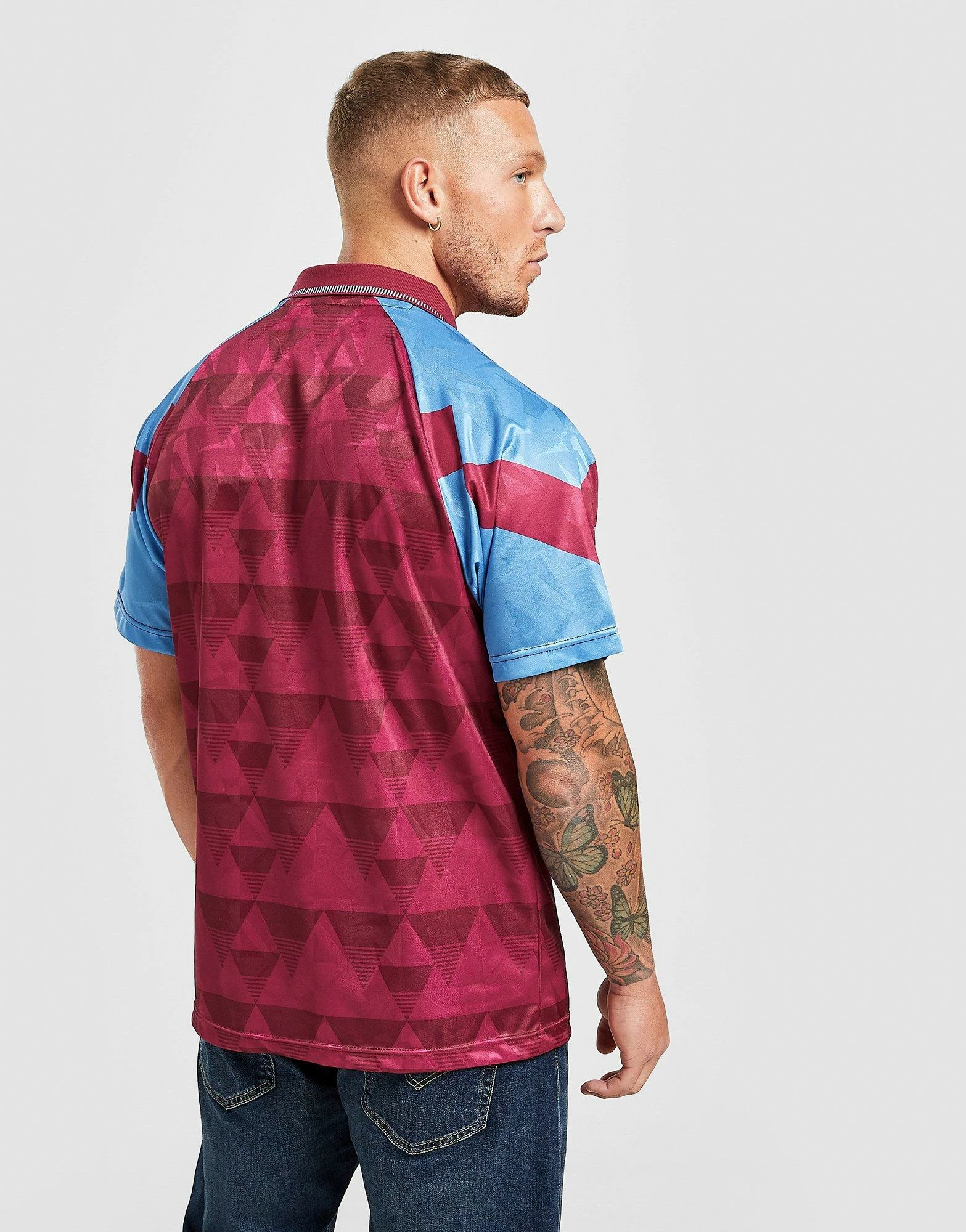 Umbro Aston Villa FC '90 Hjemmebanetrøje Herre Rød 5 Umbro Aston Villa FC '90 Hjemmebanetrøje Herre Rød - Billede 3
