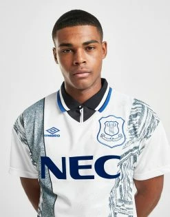 Score Draw Everton FC '95 Udebane Retrotrøje Herre Hvid 9 Score Draw Everton FC '95 Udebane Retrotrøje Herre Hvid -Herretoj Salg jd 353534 d