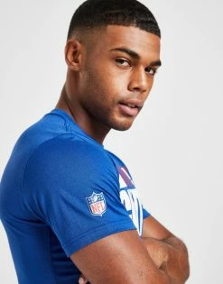 Nike NFL New York Giants Sideline T-Shirt Herre Blå -Herretoj Salg jd 363984 e