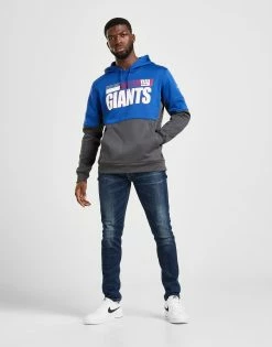 Nike NFL New York Giants Sideline Overhead Hoodie Blå -Herretoj Salg jd 363997 d