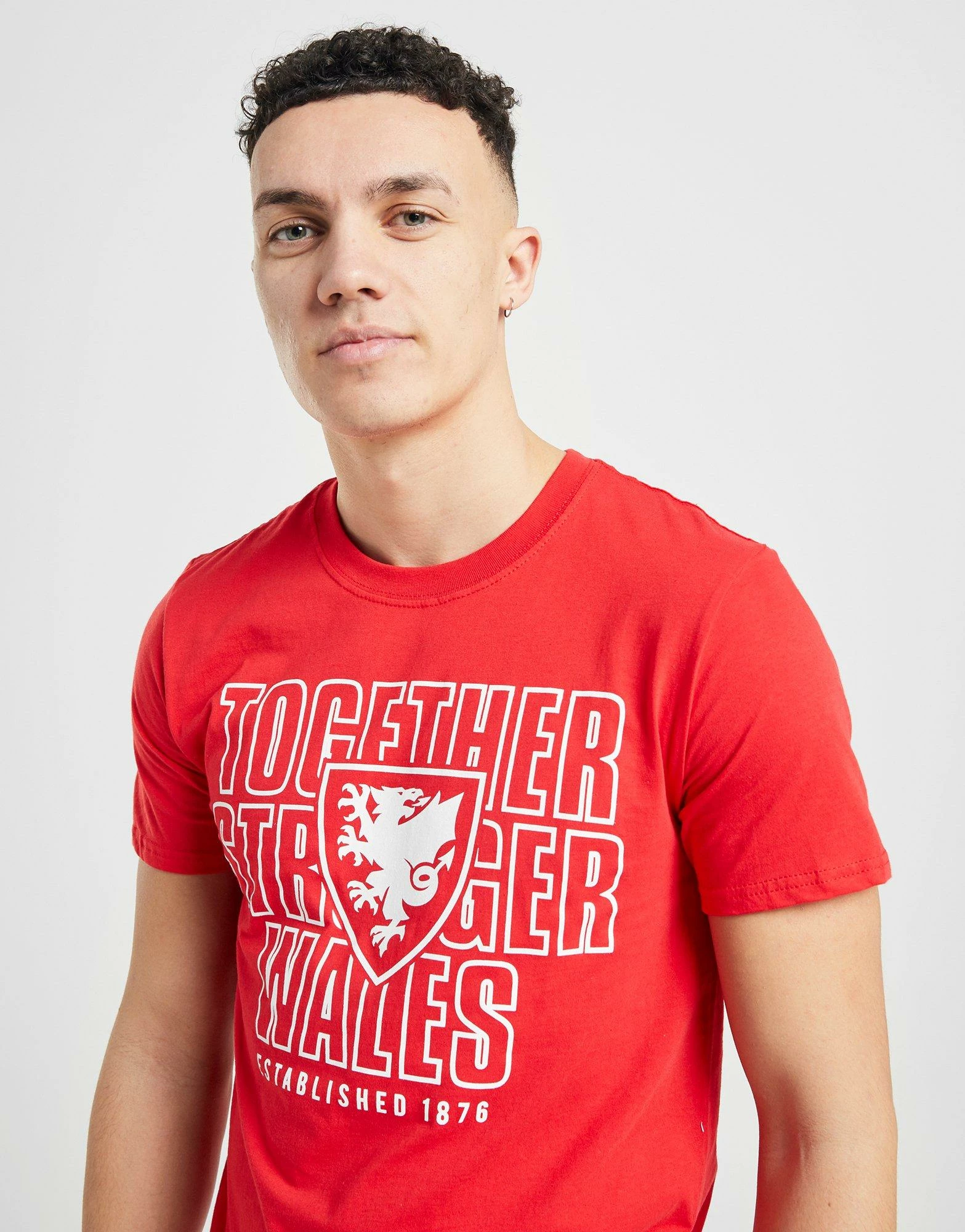 Official Team Wales Together Kortærmet T-Shirt Rød 3 Official Team Wales Together Kortærmet T-Shirt Rød