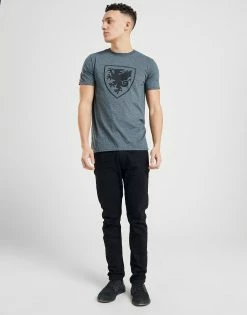 Official Team Wales Crest Kortærmet T-shirt Herre Grå 8 Official Team Wales Crest Kortærmet T-shirt Herre Grå -Herretoj Salg jd 365190 c