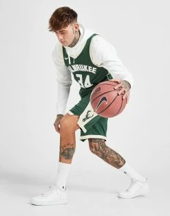 Nike NBA Milwaukee Bucks Swingman Shorts Grøn