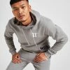 11 Degrees Core Overhead Hoodie Herre Sølv -Herretoj Salg jd 371602 a