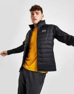 Under Armour Hybrid Run Jakke Herre Sort -Herretoj Salg jd 372897 f