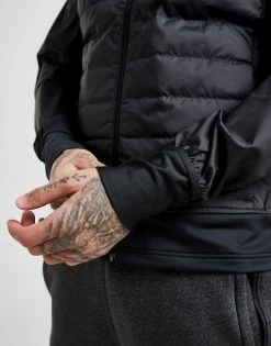 Under Armour Hybrid Run Jakke Herre Sort -Herretoj Salg jd 372897 g