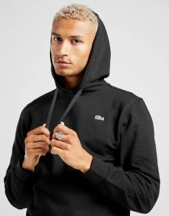 Lacoste Core Overhead Hættetrøje Dame Sort