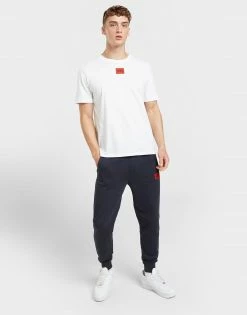 HUGO Small Square Logo T-Shirt Hvid 10 HUGO Small Square Logo T-Shirt Hvid -Herretoj Salg jd 381281 d
