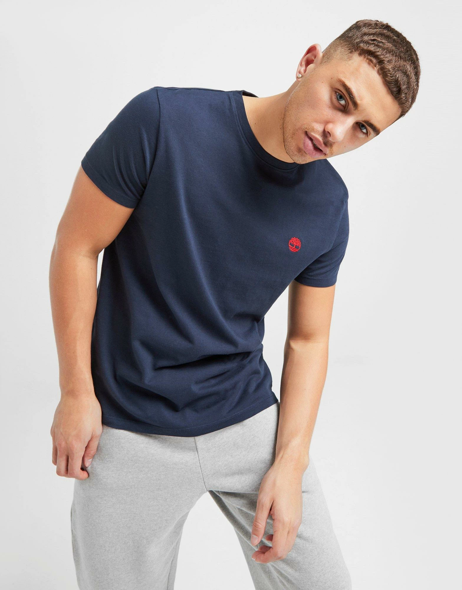 Timberland Dunstan Short Sleeve T-Shirt Herre Blå 4 Timberland Dunstan Short Sleeve T-Shirt Herre Blå - Billede 2