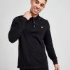 Lyle & Scott Langærmet Core Polotrøje Herre Sort -Herretoj Salg jd 384333 a