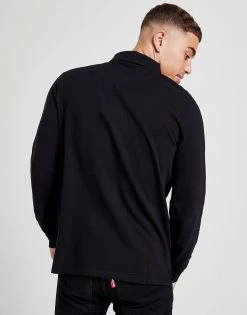 Lyle & Scott Langærmet Core Polotrøje Herre Sort -Herretoj Salg jd 384333 d