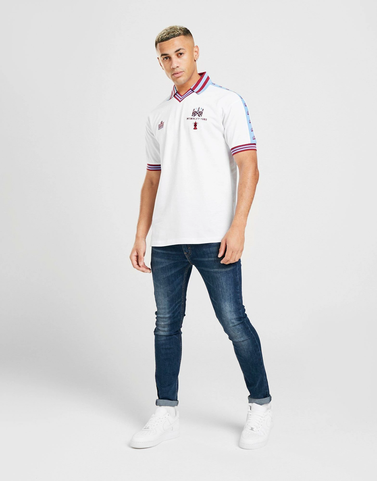 Score Draw West Ham United 1980 FA Cup Shirt Hvid 6 Score Draw West Ham United 1980 FA Cup Shirt Hvid - Billede 4