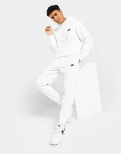 Nike Club Cuffed Fleecebukser Herre Hvid