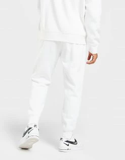 Nike Club Cuffed Fleecebukser Herre Hvid -Herretoj Salg jd 385054 c