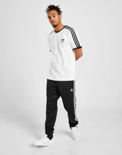Adidas Originals California 3-Stripes T-Shirt Herre Hvid 10 Adidas Originals California 3-Stripes T-Shirt Herre Hvid -Herretoj Salg jd 389013 d