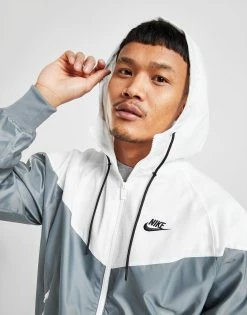 Nike Windrunner Jakke Herre Grå -Herretoj Salg jd 392313 b