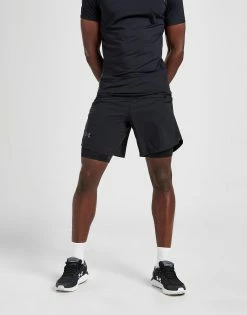 Under Armour Launch 2-In-1 Shorts Sort -Herretoj Salg jd 397840 b