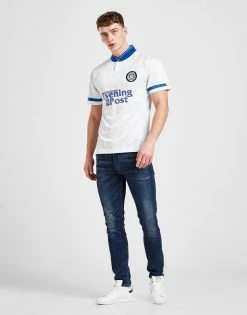 Score Draw Leeds United FC '92 Retro Home Shirt Hvid -Herretoj Salg jd 398930 c