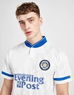 Score Draw Leeds United FC '92 Retro Home Shirt Hvid -Herretoj Salg jd 398930 d