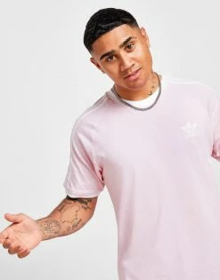 Adidas Originals California 3-Stripes T-Shirt Herre Pink