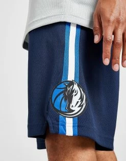 Jordan NBA Dallas Mavericks Statement Edition Shorts Blå -Herretoj Salg jd 409472 e