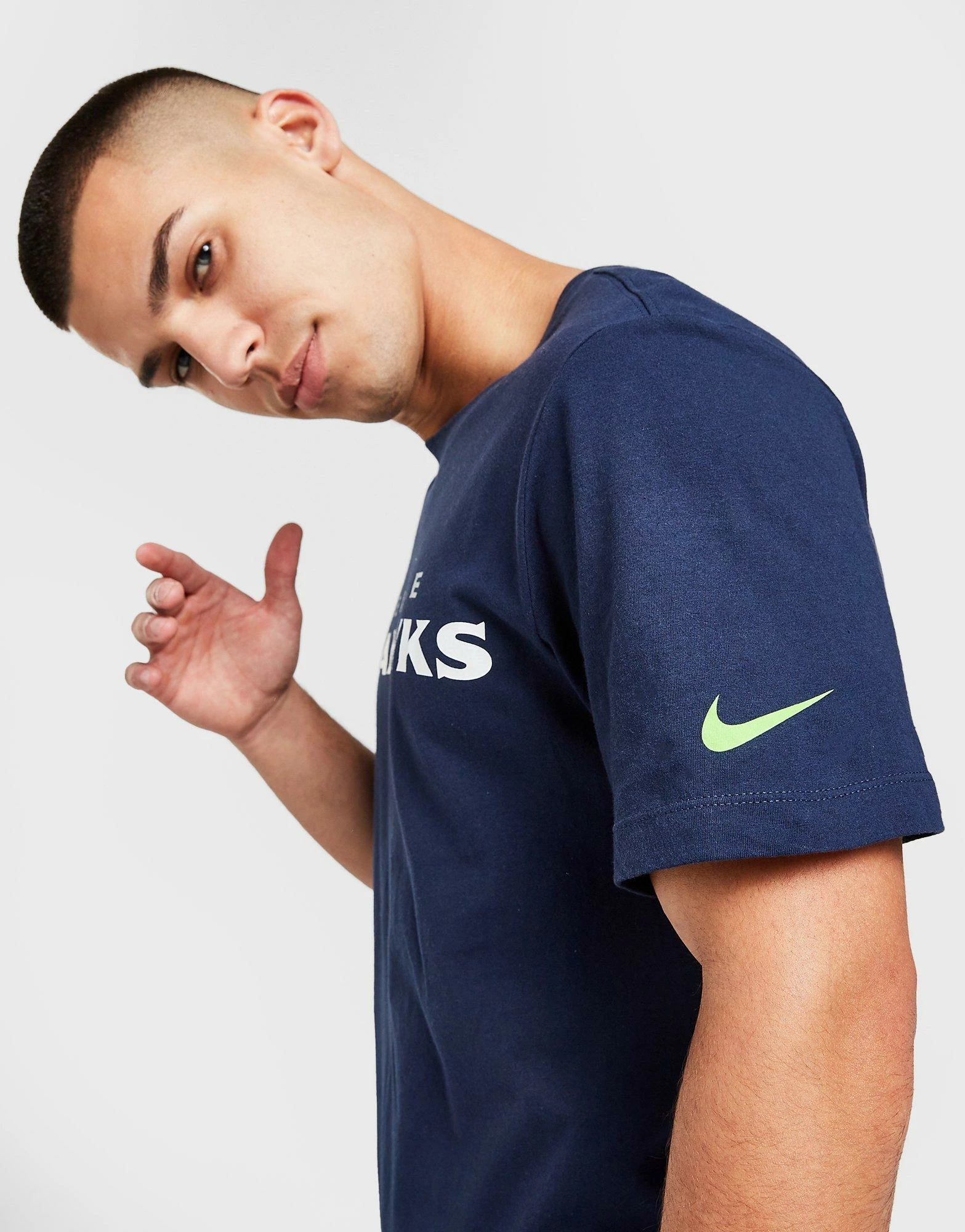 Nike NFL Seattle Seahawks T-Shirt Blå 4 Nike NFL Seattle Seahawks T-Shirt Blå - Billede 2