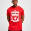 Official Team Liverpool FC Crest Short Sleeve T-Shirt Rød