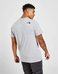 The North Face Simple Dome T-Shirt Herre Grå -Herretoj Salg jd 449879 c