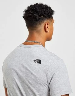 The North Face Simple Dome T-Shirt Herre Grå -Herretoj Salg jd 449879 e