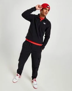 The North Face Glacier 1/4 Zip Trøje Herre Sort -Herretoj Salg jd 450377 e