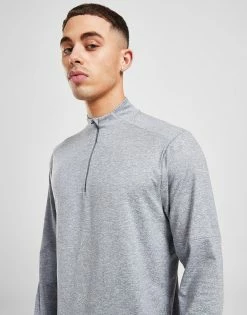Nike Nike Dri-FIT Hardlooptop Met Korte Rits Voor Heren Grå -Herretoj Salg jd 456837 e