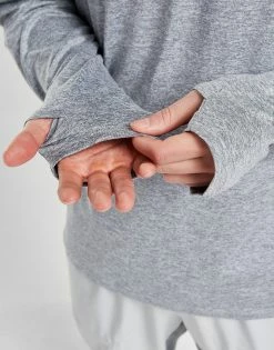 Nike Nike Dri-FIT Hardlooptop Met Korte Rits Voor Heren Grå -Herretoj Salg jd 456837 f