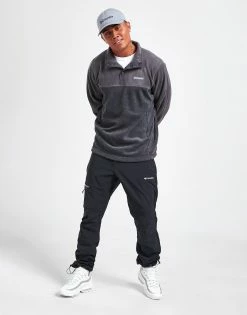 Columbia Steens Mountain 1/2 Snap Fleece Top Grå -Herretoj Salg jd 461096 d