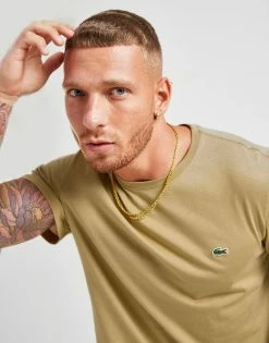 Lacoste Croc Logo T-Shirt Herre Brun