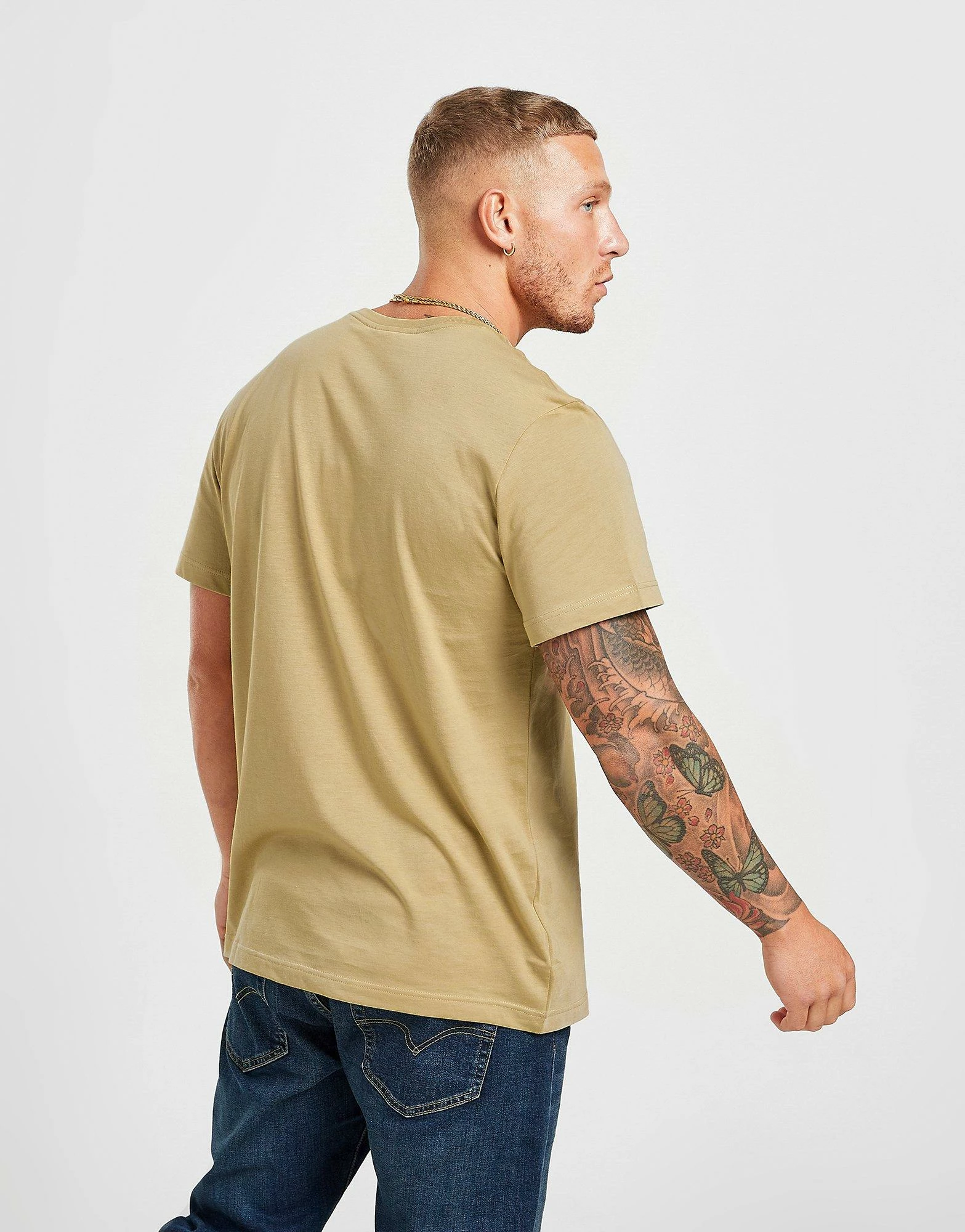 Lacoste Croc Logo T-Shirt Herre Brun 5 Lacoste Croc Logo T-Shirt Herre Brun - Billede 3