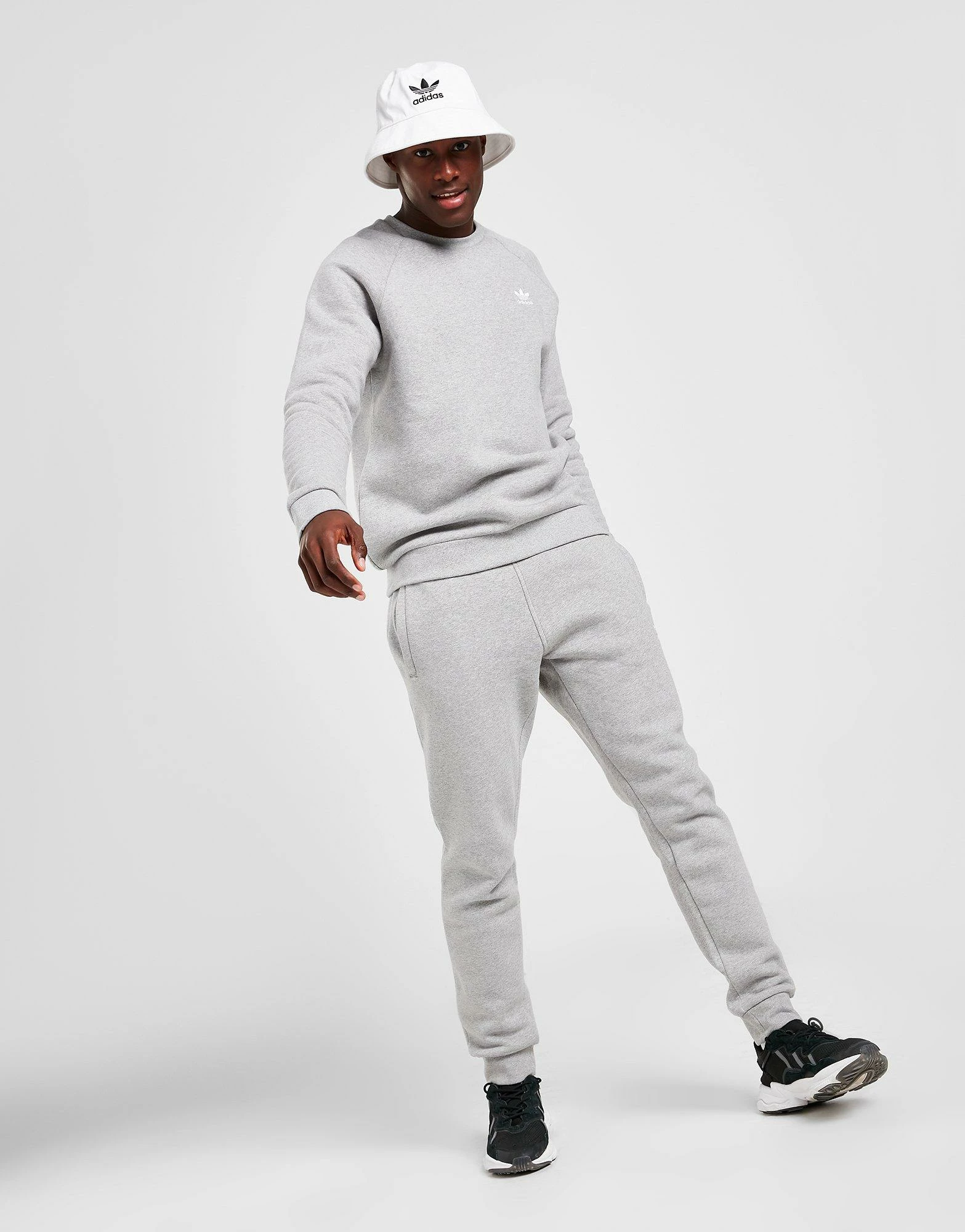 Adidas Originals Core Trefoil Sweatshirt Herre Grå 6 Adidas Originals Core Trefoil Sweatshirt Herre Grå - Billede 4